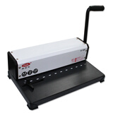 易利丰(elifo)A3装订胶片A4磨砂胶片透明装订封面胶片塑料封皮a4 10孔省力装订机E-180