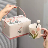 蝶设公司礼品定制纪念品实用活动奖品员工生日礼物伴手礼年会礼物 粉色【白色礼盒装】 随手礼送客户