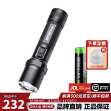 纳丽德（NEXTORCH） P80强光手电筒户外骑行勤务战术手电应急防身充电手电一键爆闪 P80黑色标配+多1节18650电池