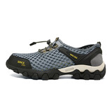 双星八特运动鞋男休闲户外夏季大网鞋透气网眼男士网鞋一脚蹬徒步鞋男涉水