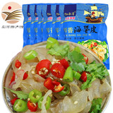 亿海湾海蜇头即食凉拌海蜇皮丝带调料包解腻凉菜拌菜下酒菜网红款礼盒 海蜇皮200g*6袋