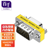 首千（SHOCHAN）VGA公对公转接头 电脑视频线15针转换延长头1个 SQ-VGAJJ