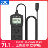 JJC 相机快门线遥控器 适用于索尼A7III A7M3 A7R3 A6000 ZV-1 A6600 A7R5 A6400 A7R4a A6500黑卡7代