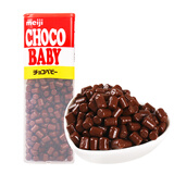 明治ChocoBaby牛奶味巧克力豆102g 日本进口休闲零食生日礼物送女友