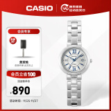 卡西欧（CASIO） SHEEN系列守护星SHE-4528防水女士手表石英表 送女友 腕表礼盒 SHE-4528D-7AUPR