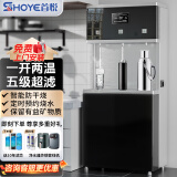 首悦开水机商用开水器医院净水器工厂学校烧水机RO反渗透过滤温热不锈钢饮水机全自动节能电热烧水器 【热卖】柜式加高  |一开两温 |  五级超滤