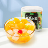 三只松鼠什锦水果罐头 方便食品新鲜糖水黄桃椰果菠萝200g/罐