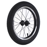 心行方车适用永久儿童自行车轮组12/14/16/18/20寸自行车轮子童车车轮 14寸铝合金前轮+轮胎