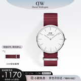 丹尼尔惠灵顿（DanielWellington）DW手表北欧风简约男士腕表40mm尼龙带石英表生日礼物DW00100268