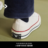 匡威（Converse）官方 1970S男女经典低帮帆布鞋米白色162062C 162062C/米白色 35