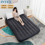 INTEX 64150双人加大内置电泵带枕头充气垫床 家用午休帐篷垫折叠床