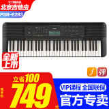 雅马哈（YAMAHA）电子琴PSR-F52/E383初学入门61键成人儿童演奏教学练习考级琴373 升级PSR-E283官方标配