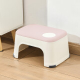 家の物语（KATEI STORY）日本加厚儿童凳塑料凳小矮凳家用浴室防滑凳换鞋凳洗澡洗手间凳子 粉色