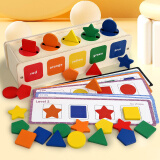 马丁兄弟 蒙氏教育早教玩具几何形状分类盒认知配对一岁宝宝玩具六一儿童节礼物