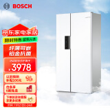 博世（BOSCH）【云朵白】502升超薄可嵌入式变频大容量风冷无霜 国补以旧换新 对开双开门家用冰箱 K1EA50209C 