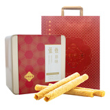 英记澳门蛋卷原味400g零食传统糕点心特色中秋送礼礼盒（赠礼品袋）