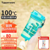 特百惠（Tupperware）晶彩mini塑料杯280ML 男女学生儿童双饮口便携水杯子 碧海蓝