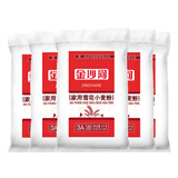 金沙河面粉雪花小麦粉10斤*5包 包子馒头水饺中筋烘焙白面粉 家用面粉