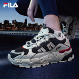 FILA 斐乐TREK满天星老爹鞋男鞋新款休闲鞋时尚复古运动鞋跑鞋  白芦笋/浆果蓝-WD 39