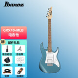Ibanez依班娜GRX40 70QA单摇电吉他GRG170DX小双摇初学者入门电吉它套装 GRX40-MLB 金属蓝