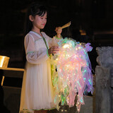 欧妮姿中秋灯笼diy手工制作材料中秋节儿童花灯兔子灯幼儿园led灯小灯笼