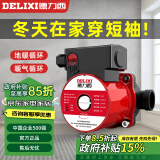 德力西（DELIXI）家用暖气循环泵220v小型屏蔽泵地热管道锅炉暖气循环水泵加压泵