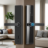 凯雷森 指纹锁密码锁智能锁门锁电子锁家用防盗门公寓出租房可选包安装 六合一开锁+上门安装