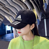 阿迪达斯（adidas）帽子男帽潮女帽2024新款遮阳运动帽棒球帽休闲鸭舌帽情侣同款帽子 FK0894 均码/可调节