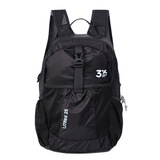 Tuban旅游双肩背包女轻25升男夏季轻便携折叠防泼水户外爬登山皮肤包 黑色 20-35L