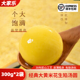 大家乐大黄米汤圆无蔗糖核桃花生黑芝麻汤圆健康元宵年货立冬至速冻食品 经典花生300g*2袋30粒