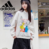 阿迪达斯（adidas）NEO卫衣女装运动服针织休闲上衣学生连帽套头衫HD7279 L