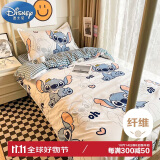 迪士尼（Disney）110g加厚抗菌套件学生被褥全套一整套宿舍六件套（三件套+枕芯+被子被芯+床褥子）床上用品多件套 史迪奇