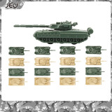 JEU4D模型成品1/144钢珠滚轮坦克模型T-80梅卡瓦MK4型坦克车儿童玩具 T-80梅卡瓦钢珠坦克【共16辆】