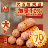 海霸王火山石烤肠 原味700g 10根 台式肉肠热狗香肠 烧烤火锅早餐半成品