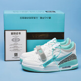 【专柜同款】AJ312蛇年限定板鞋男女气垫弹力篮球鞋学生耐磨运动 A312低帮帝夫尼绿 41 【蓝盒包装】