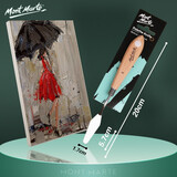 蒙玛特(Mont Marte)刮刀6号 油画棒刮刀美术水粉丙烯油画绘画调色刀画画颜料肌理刀 尖头铲刀画材工具MCG0060 速写 马克笔绘画