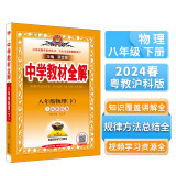 中学教材全解 八年级 初二物理下 粤教沪科版 2024春、薛金星、同步课本、教材解读、扫码课堂