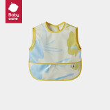 bc babycare宝宝吃饭罩衣饭兜罩衫儿童围兜画画反穿衣防水防脏围裙 无袖罩衣-莫南绿洲 80码(12-18个月，适合75-85cm)