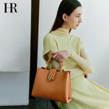 HR赫莲娜包包女包美拉德头层牛皮手提包女上班通勤提挎包生日礼物