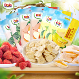 都乐（DOLE）混合冻干鲜果6包装120g 0添加苹果+草莓+香蕉蜜饯果干 零食大礼包