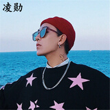 凌勋 帽子秋冬季新款男士毛线帽潮流地主帽时尚雅痞帽百搭瓜皮帽ins针织帽纯色嘻哈街舞王嘉尔同款帽子女 酒红色 均码 有弹性
