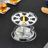 美斯尼 酒精炉煮温茶器家用玻璃保温底座酒精灯恒温底座加热炉茶具配件 酒精炉 适用9.4cm壶底以下