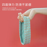 歌妮（Goody）运动头带潮牌瑜伽发带女洗脸压发发箍头箍发圈防滑纯棉头饰发饰 绿色