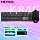 罗技（Logitech） K845 背光机械键盘 电竞吃鸡游戏办公有线键盘 k840/G610升级版 TTC 红轴+G102二代黑色