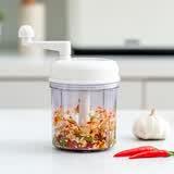 下村（SHIMOMURA）日本进口工业蔬菜绞碎器手动搅碎机切馅料器多功能家用厨房绞菜机 小号/400ml