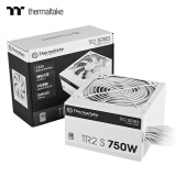 Thermaltake（Tt）额定750W TR2 S 750 电脑电源 白色（80PLUS认证/主动式PFC/智能温控风扇/支持背线）