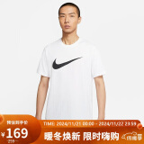 耐克NIKE 男子T恤轻盈柔软 SPORTSWEAR 文化衫 DC5095-100白色M码