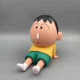 简迎蜡笔小新手机支架懒人手机座手办模型可爱桌面摆件公仔潮玩礼物 阿呆