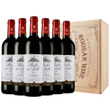 年货送礼 罗莎庄园 巴伦一世干红葡萄酒整箱6瓶木箱礼盒装 西班牙DO级 原瓶进口红酒