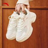 安踏兔子鞋丨关晓彤同款休闲鞋女鞋厚底增高网面透气运动老爹鞋